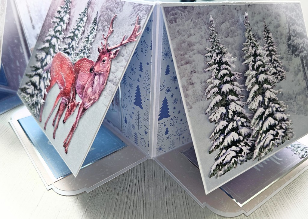 Easy ‘Corner Card’ Tutorial with Snow & Ice Paper&nbsp;Pad